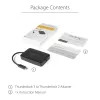 Adapter StarTech.com Thunderbolt 3 na Thunderbolt 2 — laptop TB3 do wyświetlaczy i urządzeń TB2 — konwerter Thunderbolt 2 20 Gb/s lub Thunderbolt 1 10 Gb/s — certyfikat Thunderbolt 3 — Windows/Mac