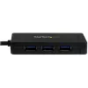 StarTech.com 3-portowy hub USB 3.0 plus Gigabit Ethernet - USB-C - z zasilaczem~3-portowy hub USB-C z Gigabit Ethernet - USB-C na 3x USB-A - USB 3.0 (5 Gb/s) - z zasilaczem