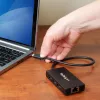 StarTech.com 3-portowy hub USB 3.0 plus Gigabit Ethernet - USB-C - z zasilaczem~3-portowy hub USB-C z Gigabit Ethernet - USB-C na 3x USB-A - USB 3.0 (5 Gb/s) - z zasilaczem