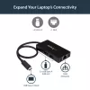 StarTech.com 3-portowy hub USB 3.0 plus Gigabit Ethernet - USB-C - z zasilaczem~3-portowy hub USB-C z Gigabit Ethernet - USB-C na 3x USB-A - USB 3.0 (5 Gb/s) - z zasilaczem