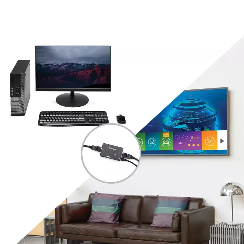 StarTech.com Wzmacniacz sygnału DisplayPort - Przedłużacz DP - 4K 60 Hz