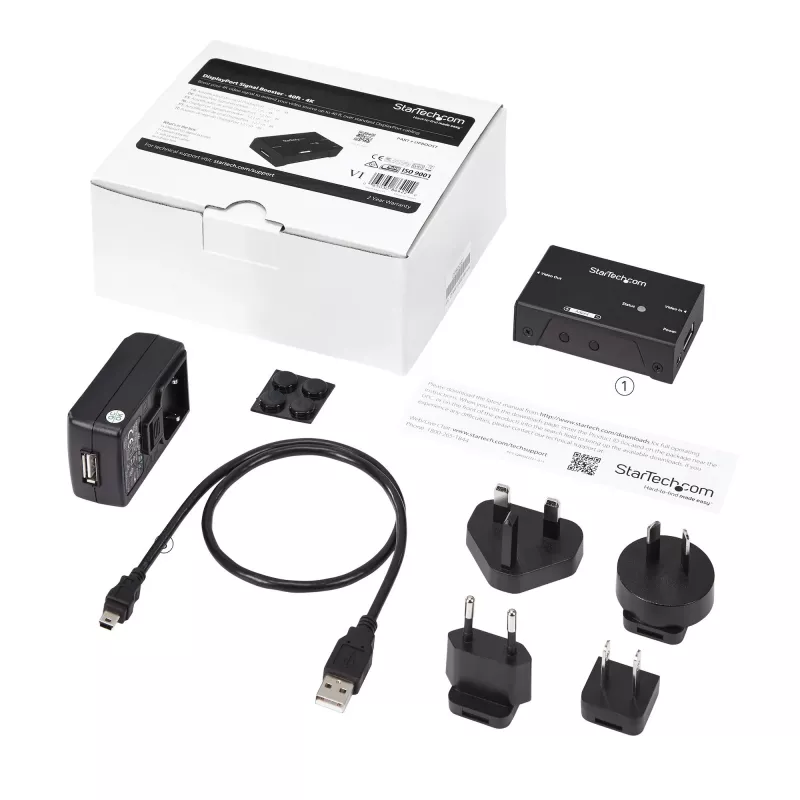 StarTech.com Wzmacniacz sygnału DisplayPort - Przedłużacz DP - 4K 60 Hz