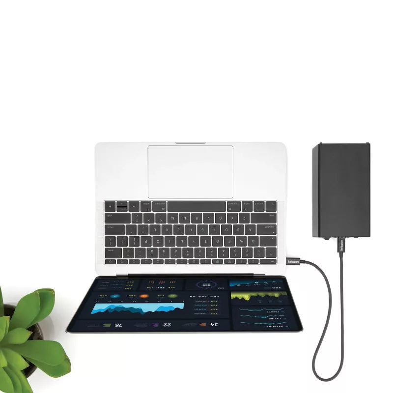 StarTech.com Kabel Thunderbolt 3 (40 Gb/s) USB-C 0,5 m - kompatybilny z Thunderbolt, USB i DisplayPort