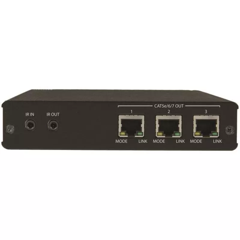 StarTech.com Zestaw przedłużacza HDBaseT 3-portowego z 3 odbiornikami - Rozdzielacz HDMI przez CAT5e 1x3 - Do 4K