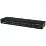 StarTech.com 16-portowy koncentrator adaptera USB-na-szeregowy, USB 2.0 Typ-B, szeregowy, 480 Mbit/s, czarny, stal, 36 W