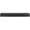 StarTech.com 16-portowy koncentrator adaptera USB-na-szeregowy, USB 2.0 Typ-B, szeregowy, 480 Mbit/s, czarny, stal, 36 W