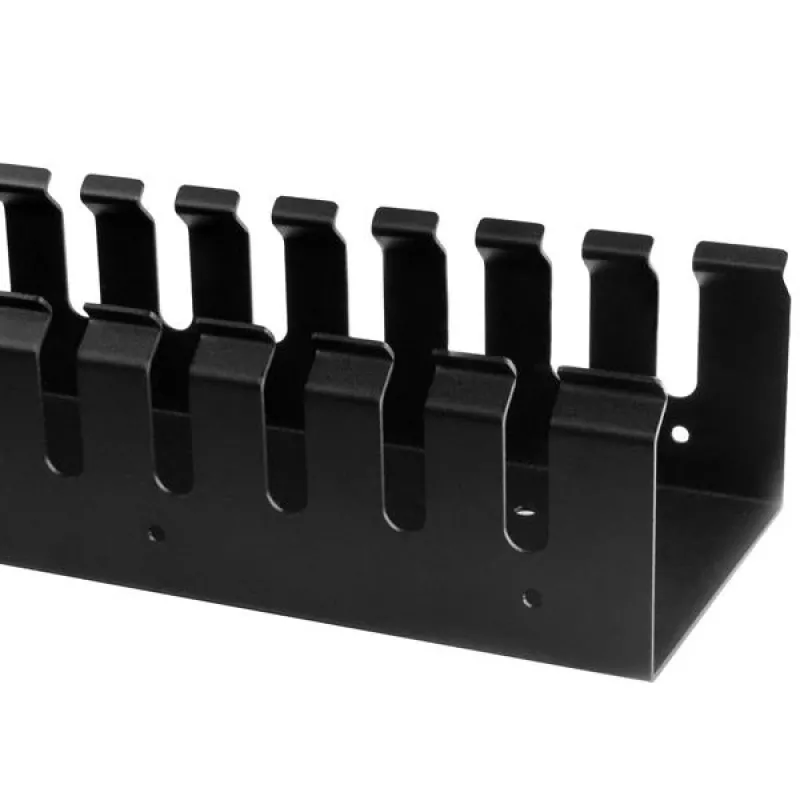 StarTech.com Pionowy organizer kabli z prowadnicami palcowymi - 0U - 3 stopy