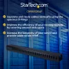 StarTech.com Pionowy organizer kabli z prowadnicami palcowymi - 0U - 3 stopy