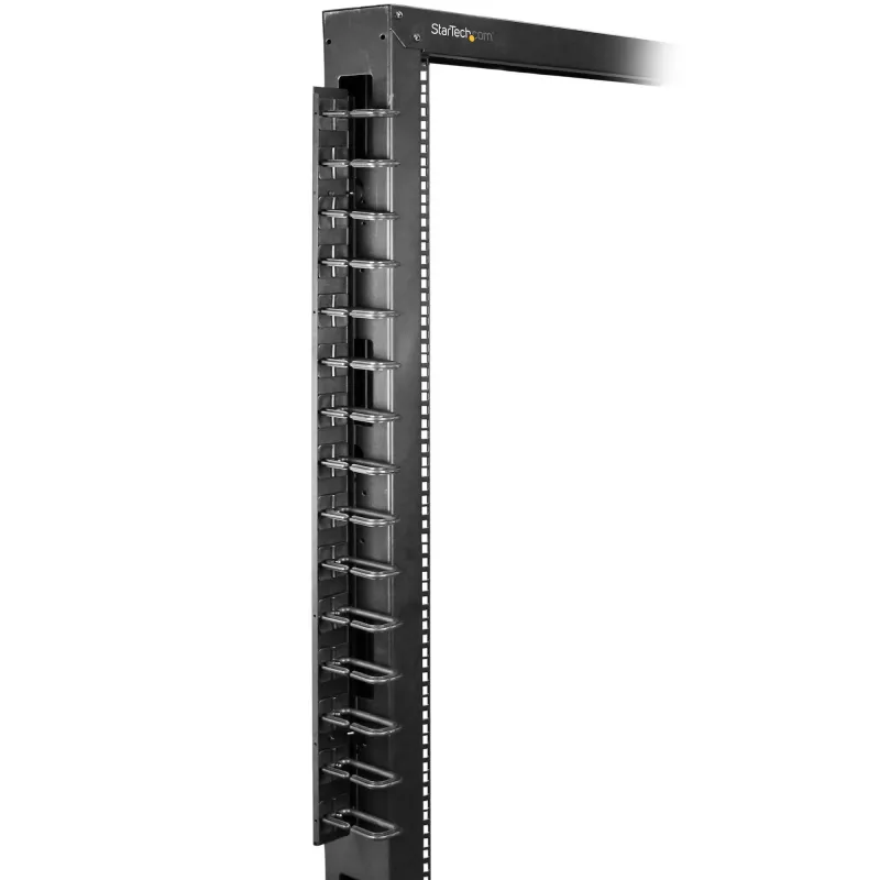 StarTech.com Pionowy organizer kabli z haczykami typu D-Ring - 0U - 2,8 stopy