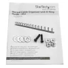 StarTech.com Pionowy organizer kabli z haczykami typu D-Ring - 0U - 2,8 stopy