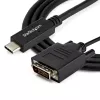 StarTech.com 6,6 stopy (2m) kabel USB-C do DVI - 1920 x 1200 - Czarny