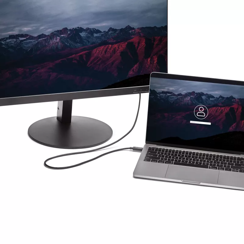 StarTech.com 6,6 stopy (2m) kabel USB-C do DVI - 1920 x 1200 - Czarny
