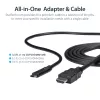 StarTech.com 3ft (1m) USB C to HDMI kabel - 4K 30Hz USB Type-C to HDMI Video Display Converter - USB-C DP Alt Mode to HDMI Monitor Adapter Cord - Thunderbolt Kompatybilny
