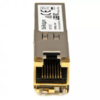 StarTech.com HP J8177C Kompatybilny SFP transceiver Module - 1000BASE-T~HPE J8177C Kompatybilny SFP Module - 1000BASE-T - SFP to RJ45 Cat6/Cat5e - 1GE Gigabit Ethernet SFP - RJ-45 100m - HPE 1810, 1820, 2530