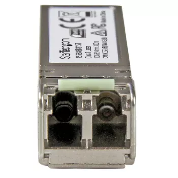 StarTech.com 10 Gigabit Fiber SFP+ transceiver Module - HP 455883-B21 Kompatybilny - MM LC z DDM - 300 m~Moduł SFP+ kompatybilny z HPE 455883-B21 - 10GBASE-SR - 10GbE Multi Mode Fiber Optic transceiver - 10GE Gigabit Ethernet SFP+ - LC 300m - 850nm - DDM HPE 6120XG, 6120G, Flex Fabric