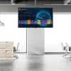 StarTech.com Uchwyt sufitowy do telewizora - Pełnozakresowy uniwersalny wiszący uchwyt do jednego ekranu z regulowaną teleskopową rurą - Pochylanie / Obracanie - Wspornik VESA do wyświetlaczy 32 inch–75 inch