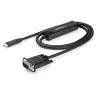 Kabel StarTech.com 1 m USB-C do VGA – 1920x1200/1080p aktywny adapter wideo USB typu C do VGA – zgodny z Thunderbolt 3 – do podłączenia laptopa do monitora/projektora VGA – DP Alt Mode HBR2