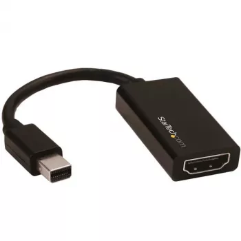 StarTech.com Adapter Mini DisplayPort na HDMI - Aktywny konwerter wideo mDP 1.4 na HDMI 2.0 - 4K 60Hz - Mini DP lub Thunderbolt 1/2 Mac/PC na monitor/telewizor/wyświetlacz HDMI - Klucz sprzętowy mDP na HDMI