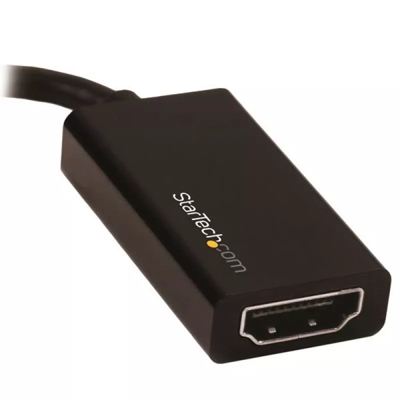 StarTech.com Adapter Mini DisplayPort na HDMI - Aktywny konwerter wideo mDP 1.4 na HDMI 2.0 - 4K 60Hz - Mini DP lub Thunderbolt 1/2 Mac/PC na monitor/telewizor/wyświetlacz HDMI - Klucz sprzętowy mDP na HDMI
