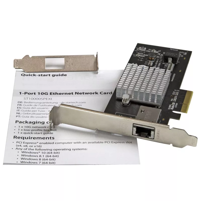 StarTech.com 1-Portowa karta sieciowa 10G Ethernet - PCI Express - układ Intel X550-AT