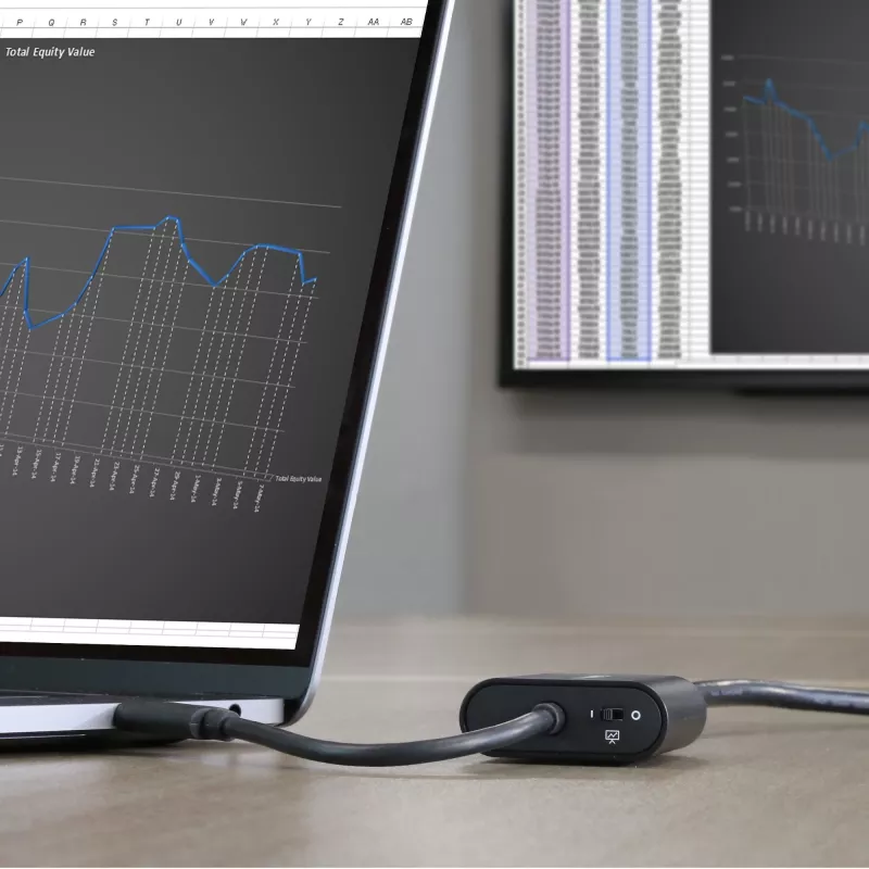 StarTech.com Adapter USB-C na HDMI - z przełącznikiem trybu prezentacji - 4K 60 Hz