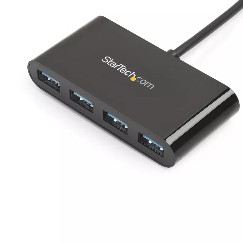 StarTech.com 4-portowy hub USB-C - USB-C na 4x USB-A - hub USB 3.0 - zasilany z magistrali~4-portowy hub USB-C - USB-C na 4x USB-A - hub USB 3.0 - 5 Gb/s - zasilany z magistrali