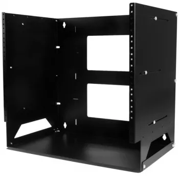 StarTech.com Wall-Mount Server Rack z Built-in Shelf - Solid Steel - 8U