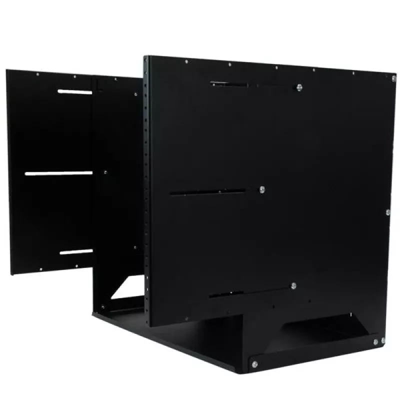 StarTech.com Wall-Mount Server Rack z Built-in Shelf - Solid Steel - 8U