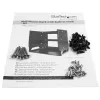 StarTech.com Wall-Mount Server Rack z Built-in Shelf - Solid Steel - 8U