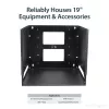 StarTech.com Wall-Mount Server Rack z Built-in Shelf - Solid Steel - 8U