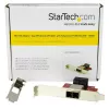 StarTech.com Adapter Mini-SAS - Podwójny SFF-8643 do SFF-8644 - z pełnowymiarową i niskoprofilową śledzią - 12 Gb/s