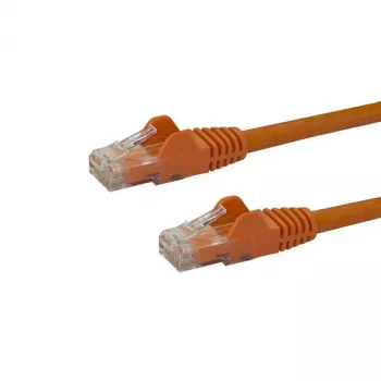 StarTech.com 10m CAT6 Ethernet kabel - pomarańczowy CAT 6 Gigabit Ethernet Wire -250MHz 100W PoE RJ45 UTP sieciowy/Patch Cord Snagless w/Strain Relief Individually Tested
