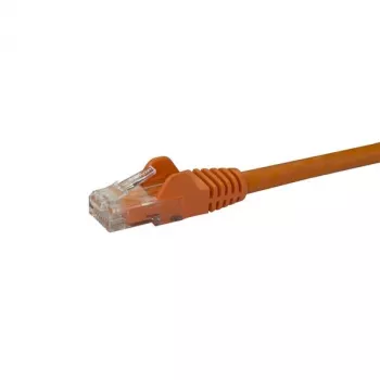 StarTech.com 10m CAT6 Ethernet kabel - pomarańczowy CAT 6 Gigabit Ethernet Wire -250MHz 100W PoE RJ45 UTP sieciowy/Patch Cord Snagless w/Strain Relief Individually Tested