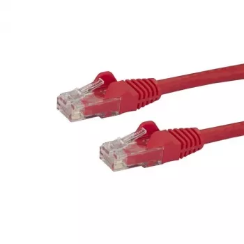StarTech.com 7m Kabel Ethernet CAT6 - Czerwony przewód sieciowy CAT 6 Gigabit Ethernet - 250 MHz 100 W PoE RJ45 UTP kabel sieciowy/krosowy bez zaczepów z odciążeniem, indywidualnie testowany