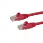 StarTech.com 7m Kabel Ethernet CAT6 - Czerwony przewód sieciowy CAT 6 Gigabit Ethernet - 250 MHz 100 W PoE RJ45 UTP kabel sieciowy/krosowy bez zaczepów z odciążeniem, indywidualnie testowany