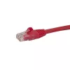 StarTech.com 7m Kabel Ethernet CAT6 - Czerwony przewód sieciowy CAT 6 Gigabit Ethernet - 250 MHz 100 W PoE RJ45 UTP kabel sieciowy/krosowy bez zaczepów z odciążeniem, indywidualnie testowany