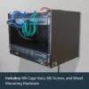 StarTech.com 8U Szafa sieciowa naścienna - Głębokość 14 cali (niski profil) - Uchwyt na panel krosowy 19 cali do płytkiego wyposażenia serwerowego i IT, przełączników sieciowych - Udźwig 80lbs/36kg, czarny
