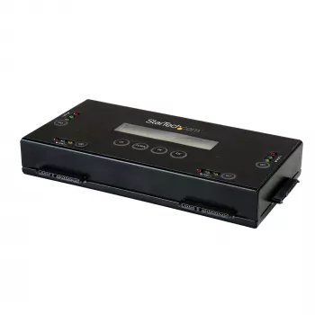 StarTech.com 4 Bay SSD/HDD Hard Drive Eraser - 2.5 inch & 3.5 inch SATA - Hostless Standalone Secure Erase External Disk Sanitizer - 9 Erase Modes - RS232 Printer Port - NIST/DOD & TAA Compliant