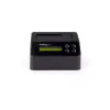 StarTech.com Single Bay Hard Drive Eraser, Standalone HDD/SSD Sanitizer, 4Kn, USB 3.0 do SATA III (6 Gbps), 9 trybów kasowania, Wyświetlacz LCD, Stacja dokująca do bezpiecznego kasowania dysków twardych, port drukarki DB-9, zgodność z TAA