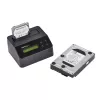 StarTech.com Single Bay Hard Drive Eraser, Standalone HDD/SSD Sanitizer, 4Kn, USB 3.0 do SATA III (6 Gbps), 9 trybów kasowania, Wyświetlacz LCD, Stacja dokująca do bezpiecznego kasowania dysków twardych, port drukarki DB-9, zgodność z TAA