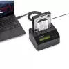StarTech.com Single Bay Hard Drive Eraser, Standalone HDD/SSD Sanitizer, 4Kn, USB 3.0 do SATA III (6 Gbps), 9 trybów kasowania, Wyświetlacz LCD, Stacja dokująca do bezpiecznego kasowania dysków twardych, port drukarki DB-9, zgodność z TAA