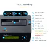 StarTech.com Single Bay Hard Drive Eraser, Standalone HDD/SSD Sanitizer, 4Kn, USB 3.0 do SATA III (6 Gbps), 9 trybów kasowania, Wyświetlacz LCD, Stacja dokująca do bezpiecznego kasowania dysków twardych, port drukarki DB-9, zgodność z TAA