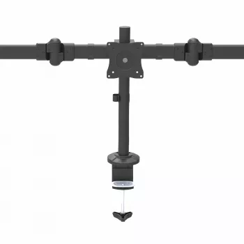 Uchwyt biurkowy do trzech monitorów StarTech.com - Ergonomiczny montaż VESA 3 monitorów do 27 cali – Uchwyt na słupie z regulacją wysokości i przegubami – Pochylenie/obrót/rotacja ekranów LCD/LED – Zacisk biurkowy/mocowanie przelotowe