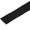 StarTech.com 50ft rolka rzepu - przycinane, wielokrotnego użytku opaski kablowe - hurtowa taśma przemysłowa do mocowania przewodów / regulowane owijki materiałowe czarne / wielokrotne samoprzylepne paski do zarządzania kablami