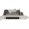 StarTech.com Quad Port 10G SFP+ sieciowy Card - Intel XL710 Open SFP+ Converged Adapter - PCIe 10 Gigabit Ethernet Server NIC - 10GbE Fiber Optic LAN Card - Dell PowerEdge HPE ProLiant