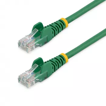StarTech.com Kabel krosowy Ethernet Cat5e ze złączami RJ45 bez zaczepów - 5 m, zielony