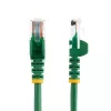 StarTech.com Kabel krosowy Ethernet Cat5e ze złączami RJ45 bez zaczepów - 5 m, zielony
