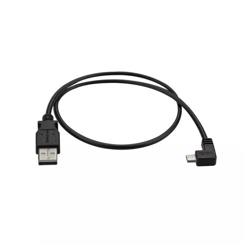 Kabel Micro-USB do ładowania i synchronizacji StarTech.com M/M – Micro-USB kątowy – 24 AWG – 0,5 m