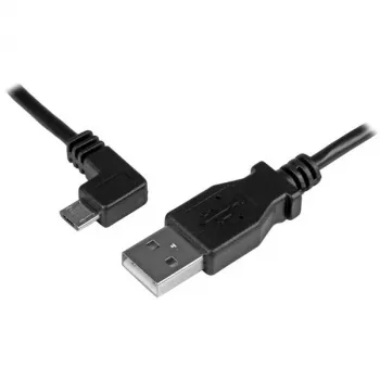 StarTech.com Kabel Micro-USB do ładowania i synchronizacji M/M – kątowy w lewo Micro-USB – 24 AWG – 0,5 m