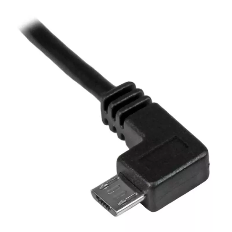 StarTech.com Kabel Micro-USB do ładowania i synchronizacji M/M – kątowy w lewo Micro-USB – 24 AWG – 0,5 m